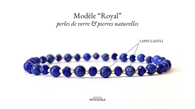 Bracelet | Lapis-Lazuli - Collection | Lot de 3
