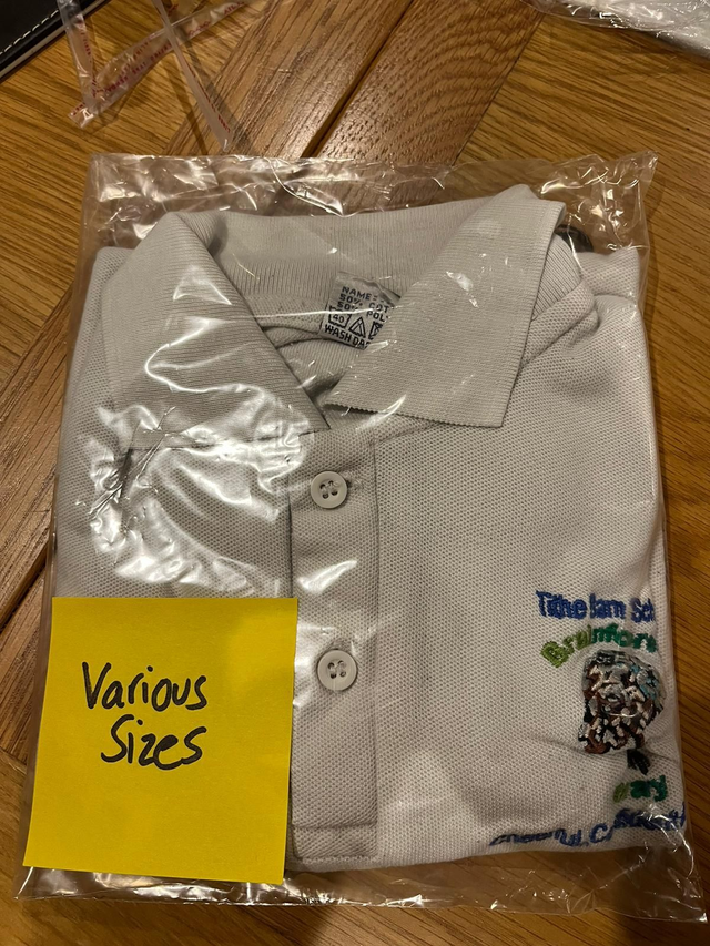 LOGO White Polo-Shirt (Various Sizes)