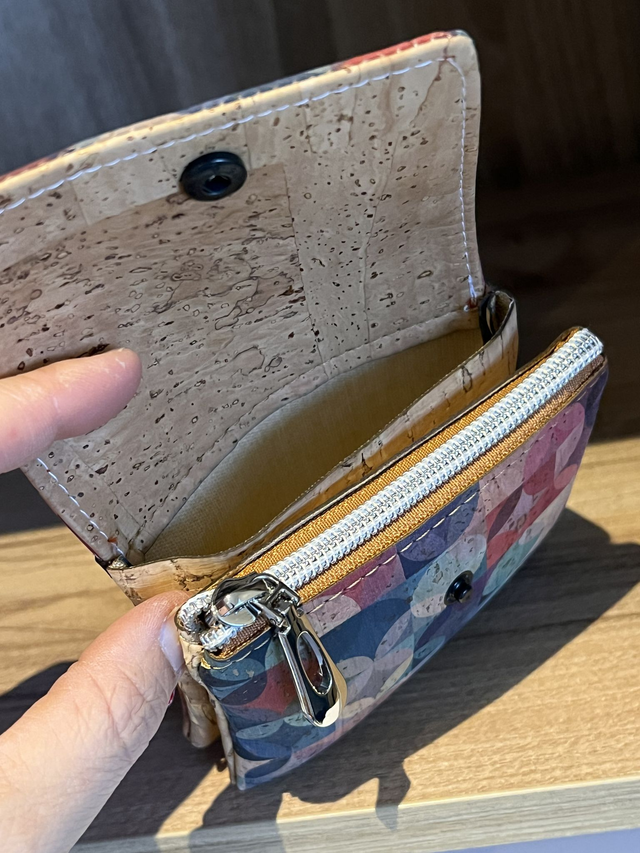 Porte monnaie double compartiment Grévin « Rainbow »