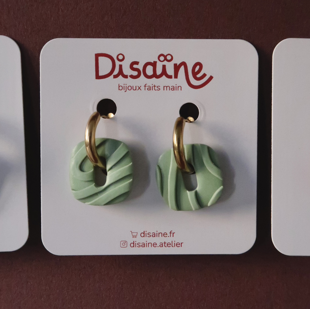 Boucles d'oreilles Fold