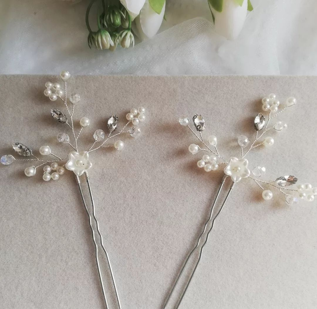 Ensemble de pics à cheveux &quot;Jardin fleuri&quot; 