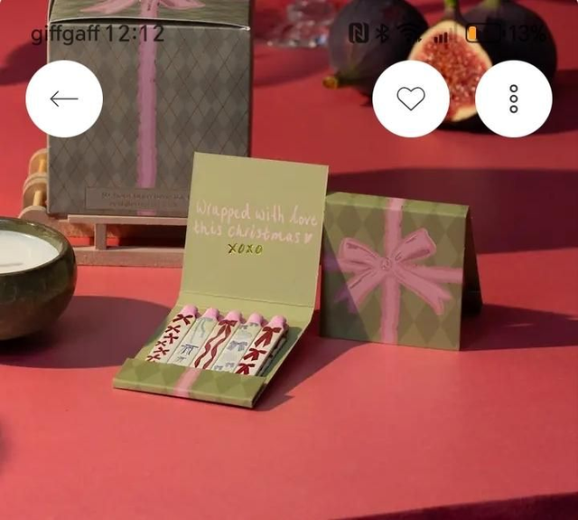 Wrapped With Love Matchbook