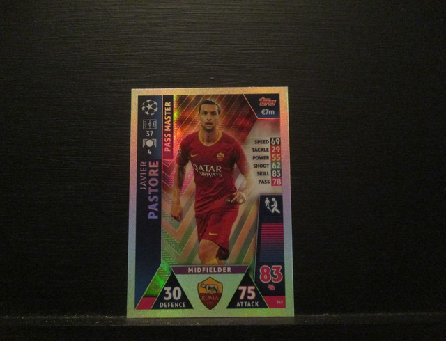 Javier Pastore - UEFA Champions League Match Attax 2018/19 Original Trading Card #245