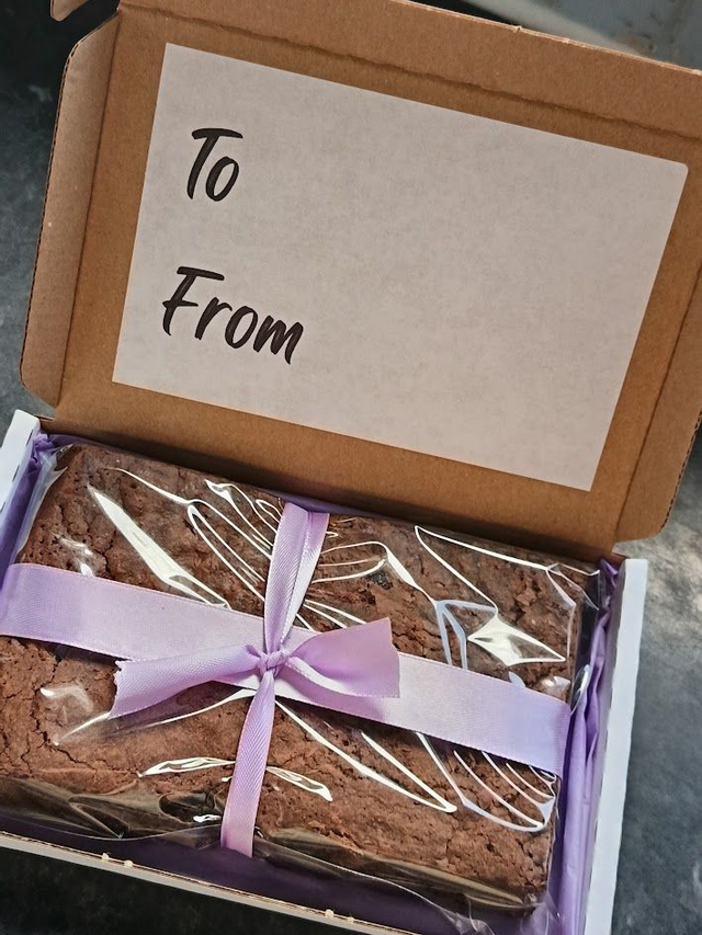 Letterbox brownies