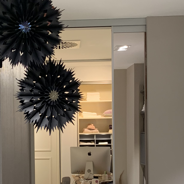 Stern schwarz "Laza" 40cm Kaheku