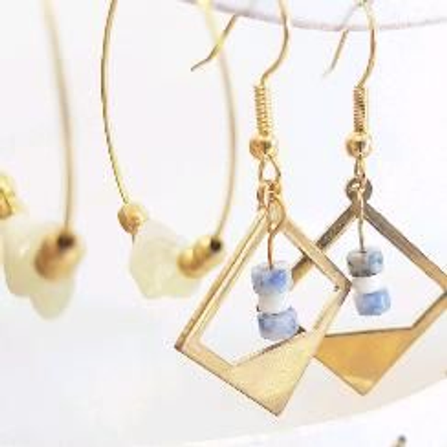 Boucles Créoles et losange