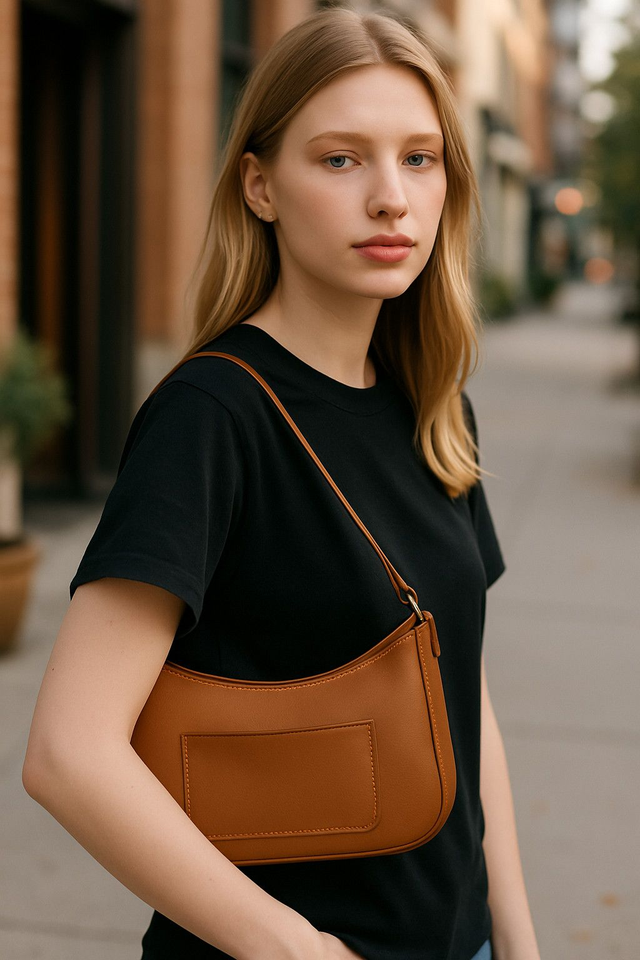 Little Brown Shoulder Bag