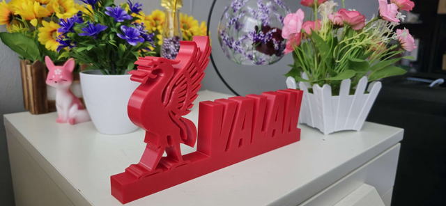 CUSTOMIZED Nameplate Liverpool FC Liverbird with your name of choice