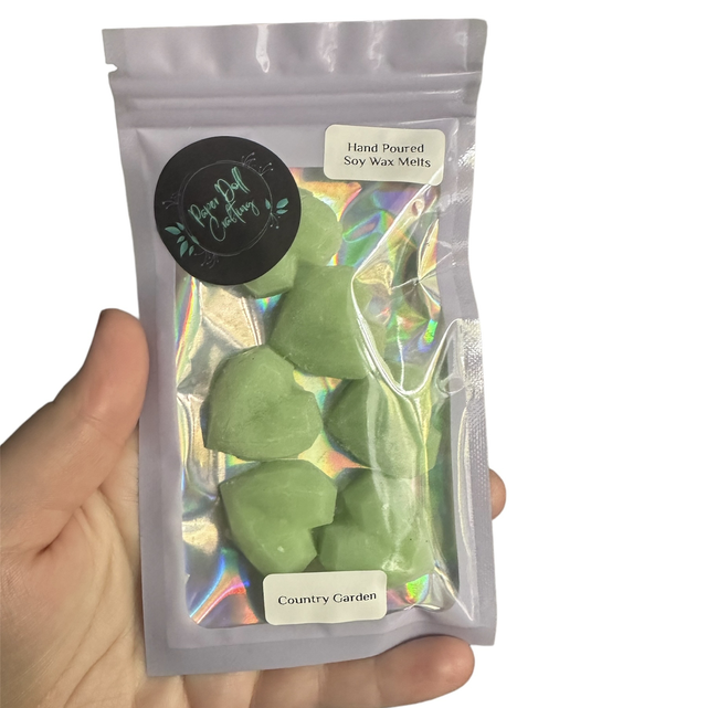Soy Wax Melt Hearts  - Country Garden 