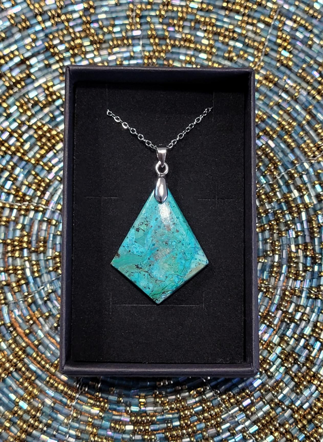 Pendentif Chrysocolle 