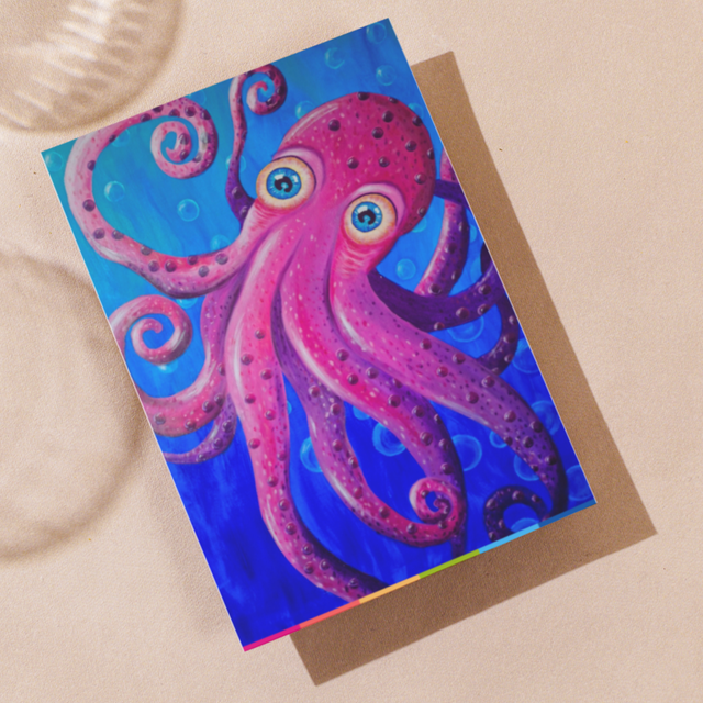 Octopus | Ansichtkaart A6