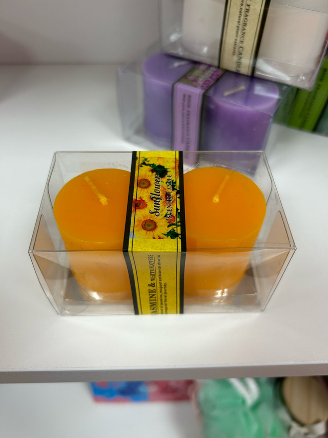 2pz candele profumate cilindro