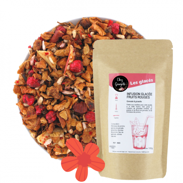 INFUSION GLACÉE FRUITS ROUGES - Vrac 100g