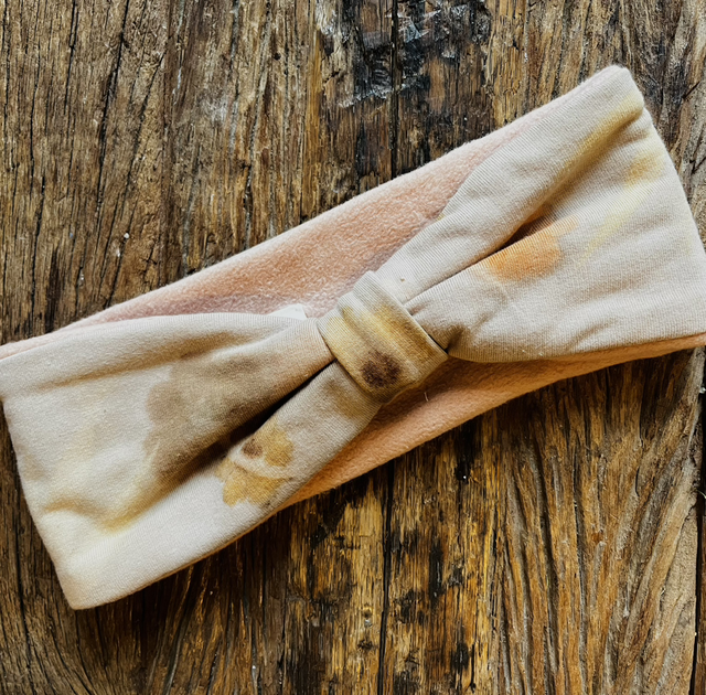 Collection Flower - Cache oreilles  rose poudré