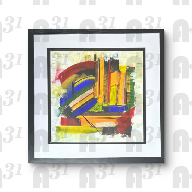 153.  Abstracts. Set of 2 Originals