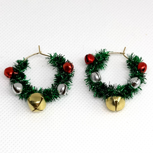 Christmas Wreath Hoops