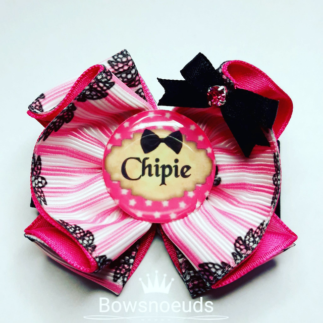 Noeud pour chien corolle-Chipie-bowsnoeuds