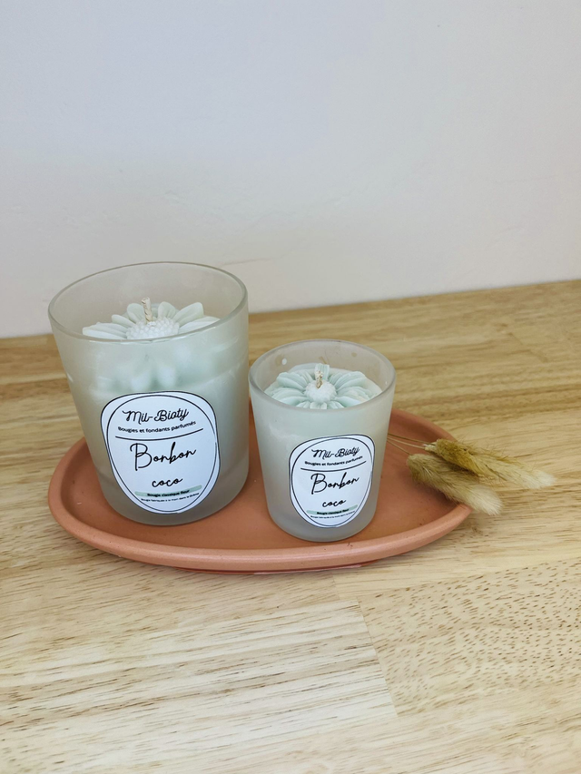 Bougie classique : Bonbon coco