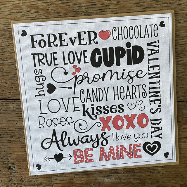 Valentine Subway Art F8