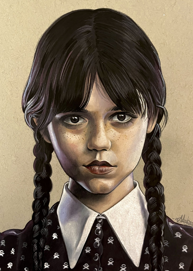 Wednesday Adams Print