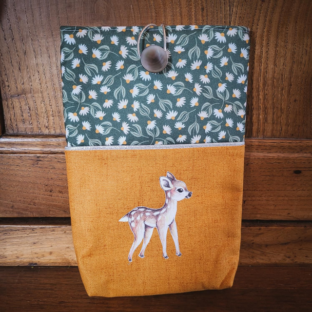 Pochette à livre " Faon " - Format poche
