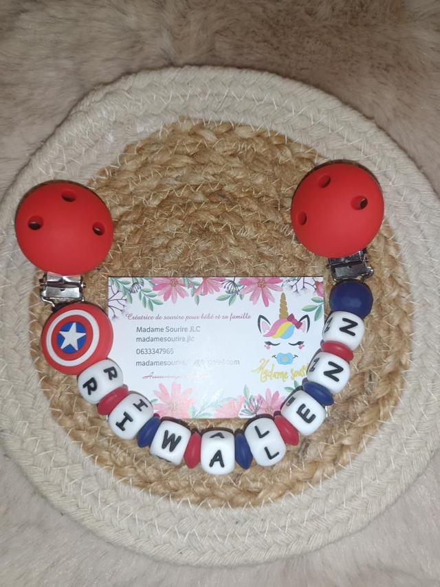 Attache doudou Captain