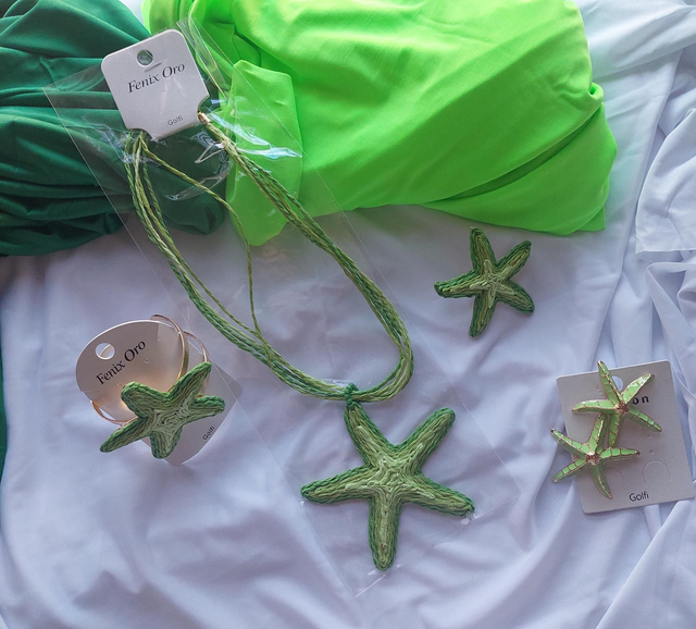 Pack pulsera, collar y anillo