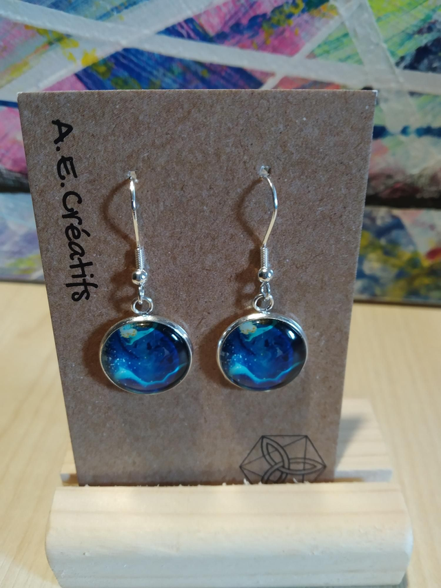 Boucles D&#039;oreilles Cabochons Japon 