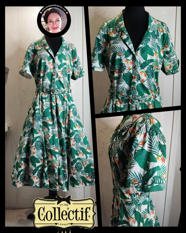 Robe Collectif Caterina Bird of paradise Swing T46