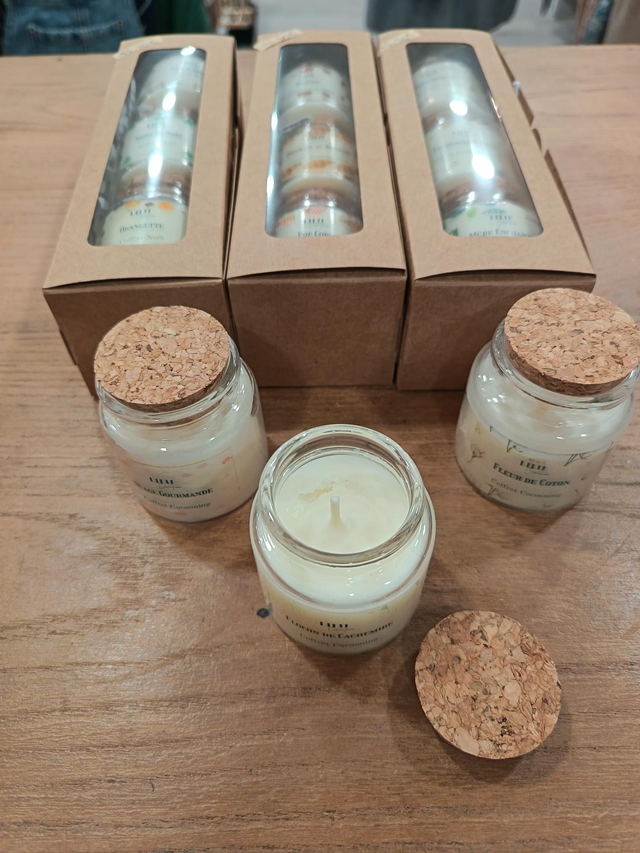 Coffret 3 mini bougies