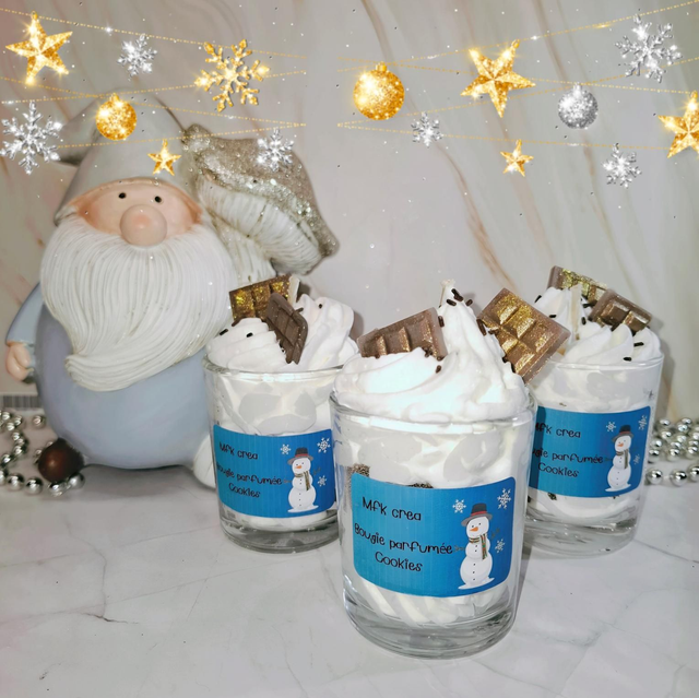 Petites bougies cookies