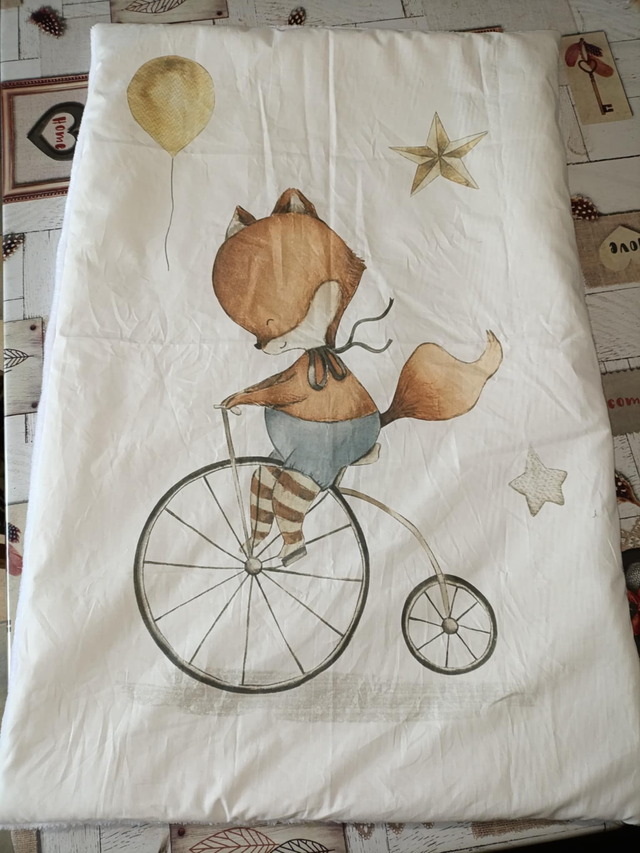 Couverture renard vélo