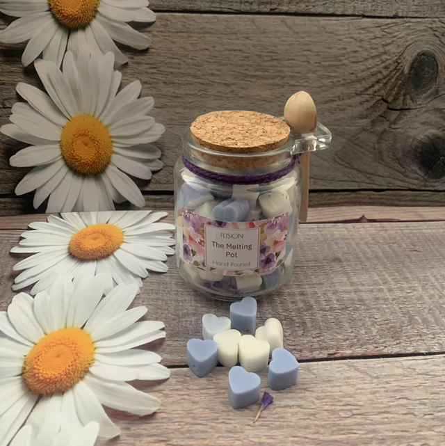 Wax Melt  Scoopie Heart Jar - Dove