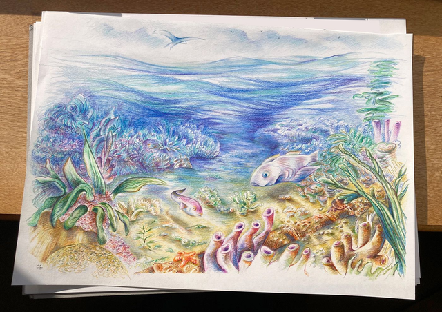 Papier peint panoramique - Sous l'océan