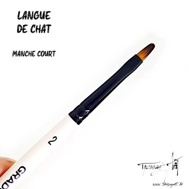 DALER ROWNEY - PINCEAU COURT UNITE - LANGUE DE CHAT - CA084