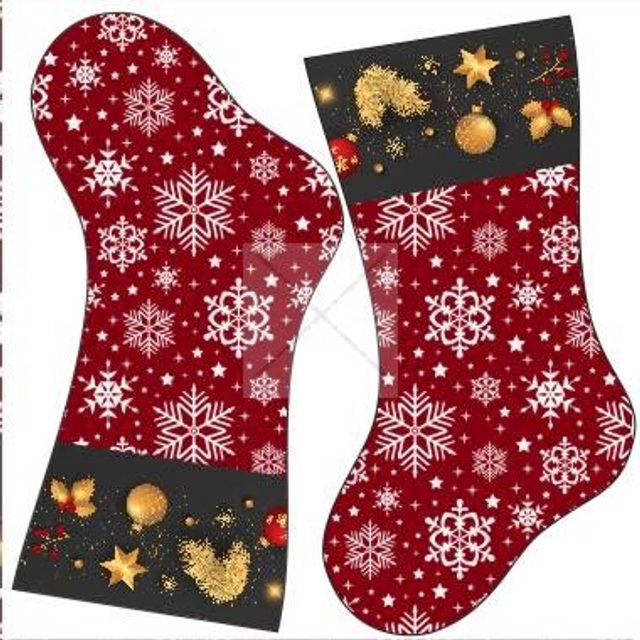 Chaussette de Nöel en Microfibres