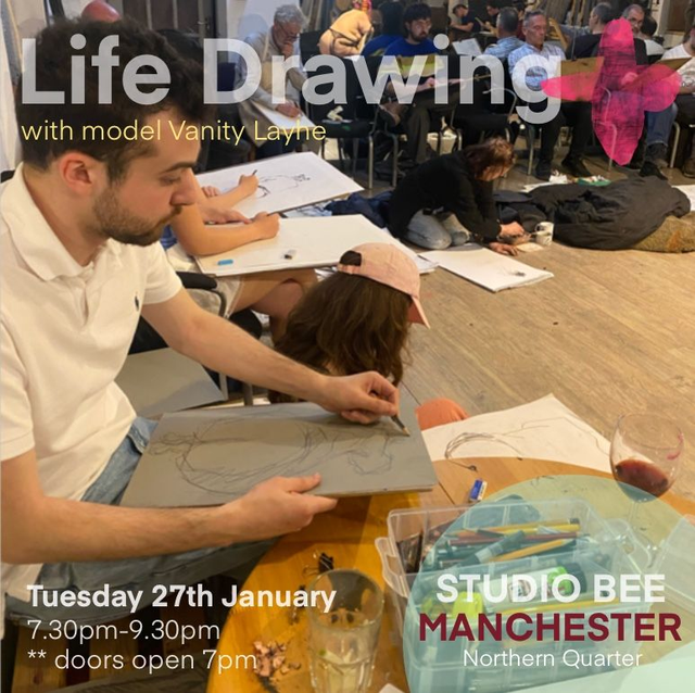 Life Drawing+ Tuesday 27th January