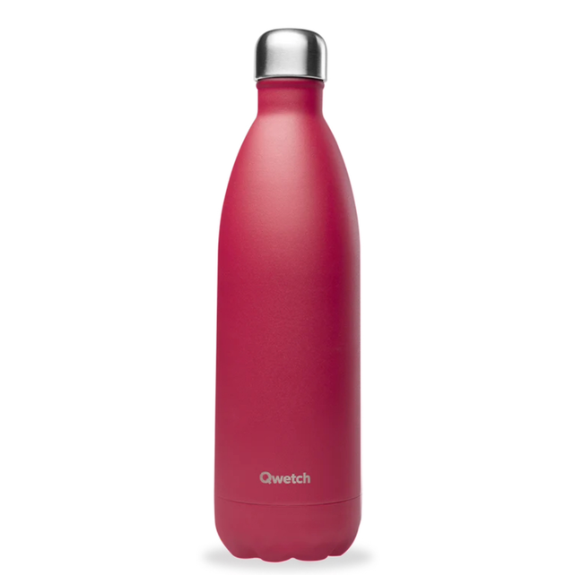 Gourde Isotherme - Matt Framboise (1000ml) - Qwetch