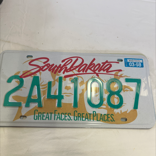 plaque d’immatriculation décorative 