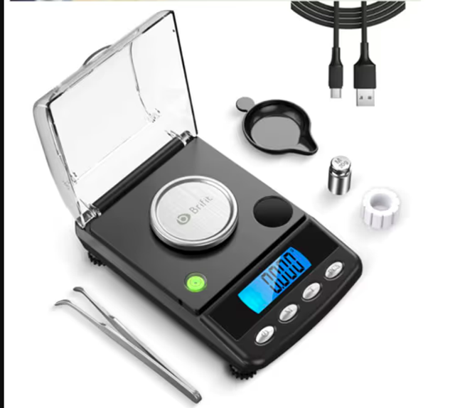 Digitale precisie weegschaal tot 0.001g nauwkeurig
