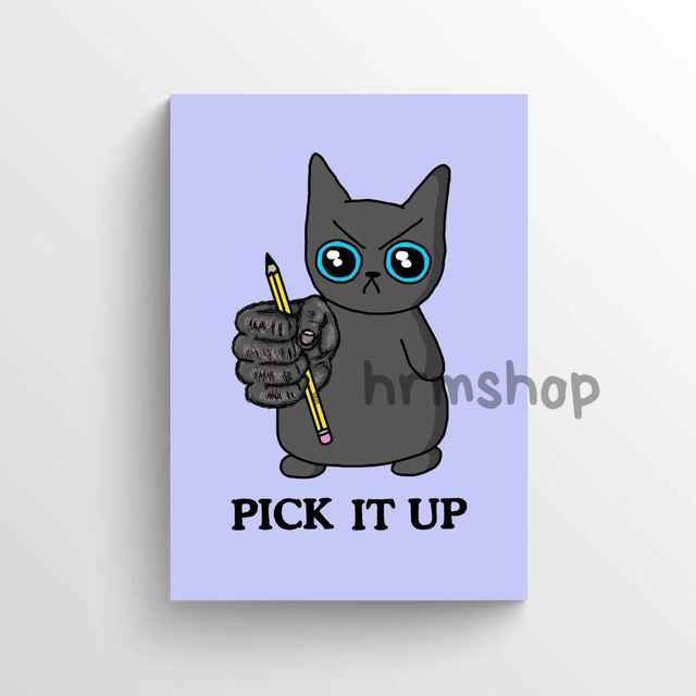 Pick It Up Art Print 6x4" Unframed 