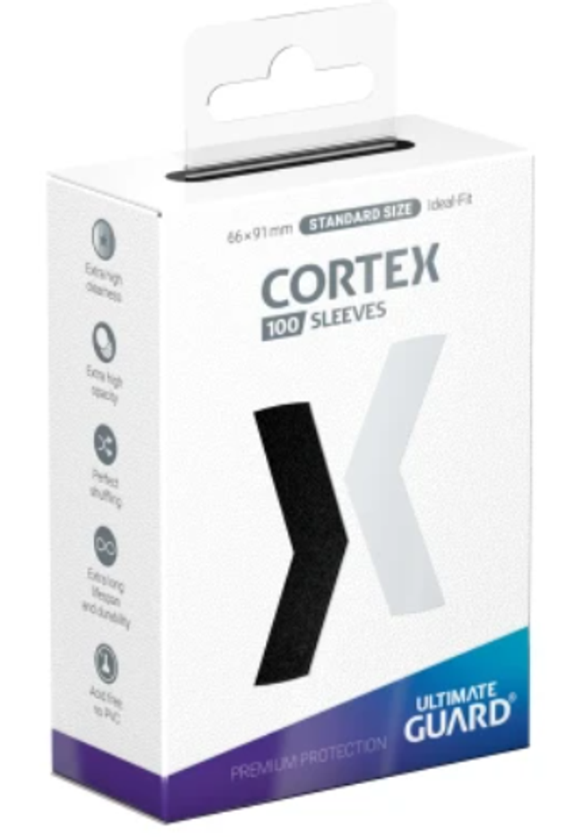 Cortex Sleeves Standard Size (100) - Black