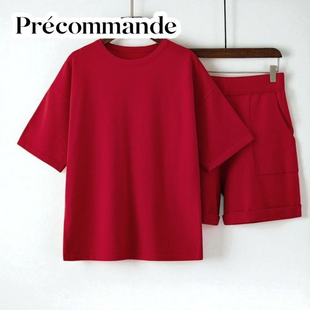 Ensemble femme KALY | Rouge PRÉCOMMANDE  