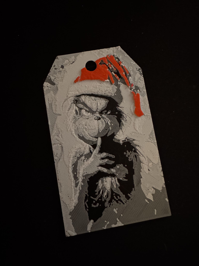 Gift tag Grinch #1