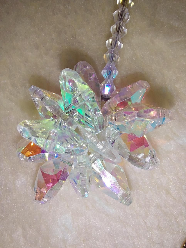 AB Rainbow Snowflake, suncatcher