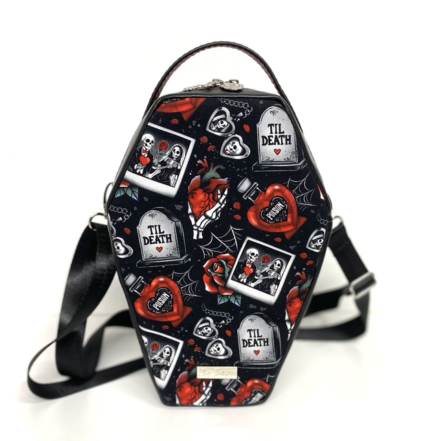 Coffin shaped Crossbody Handbag  