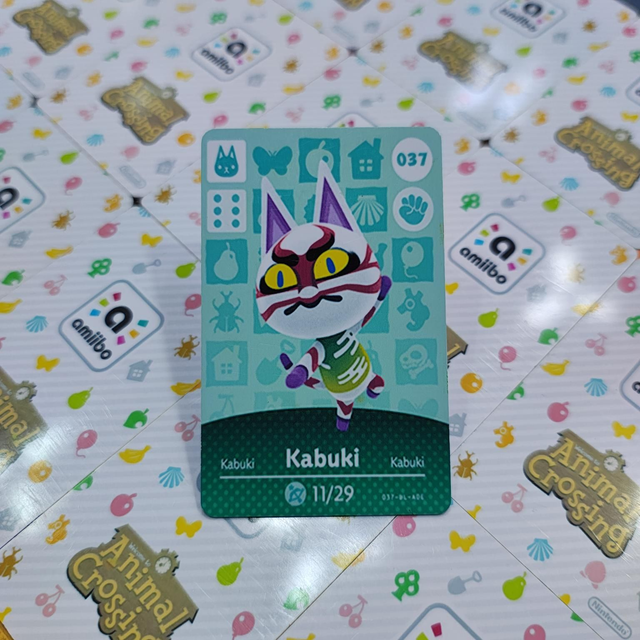 Tarjeta Amiibo Kabuki / Animal Crossing 037