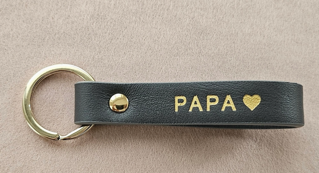  Porte-clé cuir PAPA