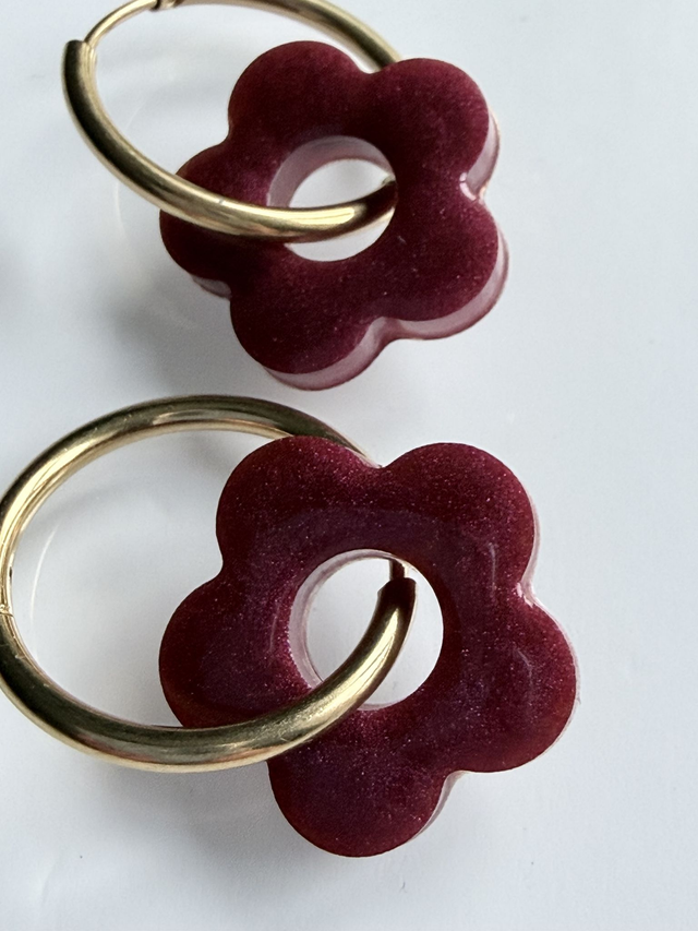 PAMPILLES EDEN bordeaux irisé