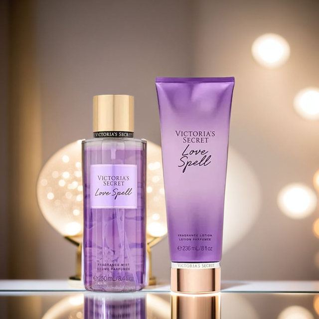 KIT Creme + Body Splash - Love Spell Victoria&#039;s Secret 